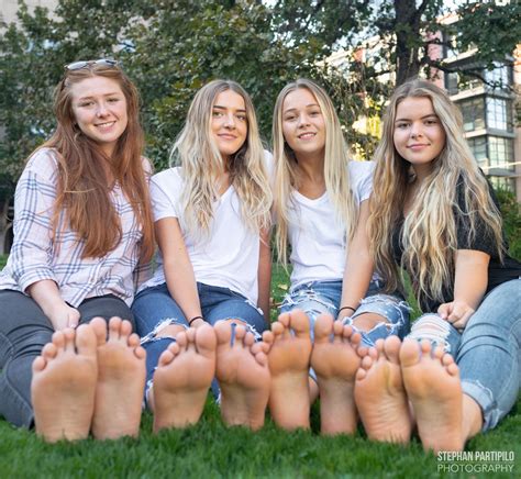 Girls in missionary with their soles up. .